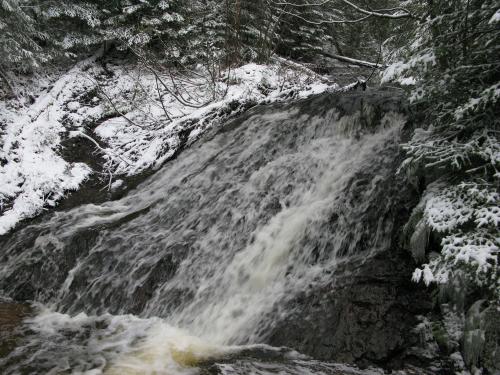 Dusting of snow on the falls