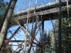 Looking up at the old trestle