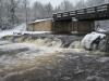 Heavy spring flow over the upper drops