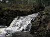 Stepping left side of the falls