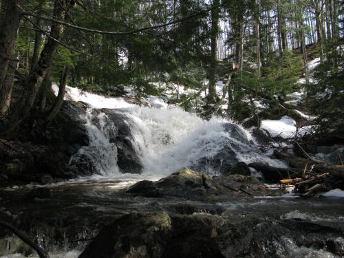 Impressive cascade crashing over the rocks