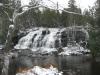 Looking across at the left side of the falls