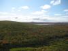 Lake Medora peeking out in the distance