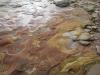 Swirling colors in the rock