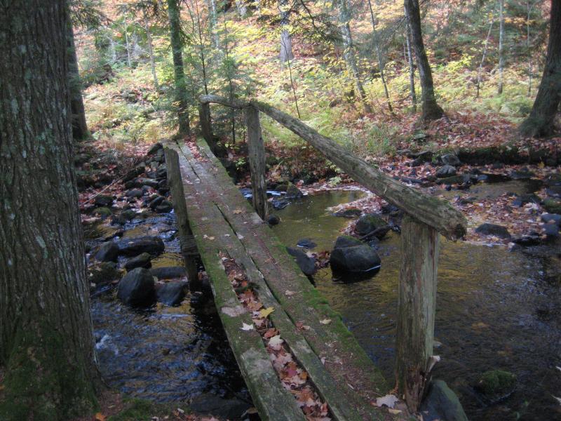 An old cedar bridge