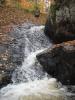 Sideways cascade along the grade