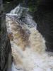A churning drop above the cliff-jumping spot