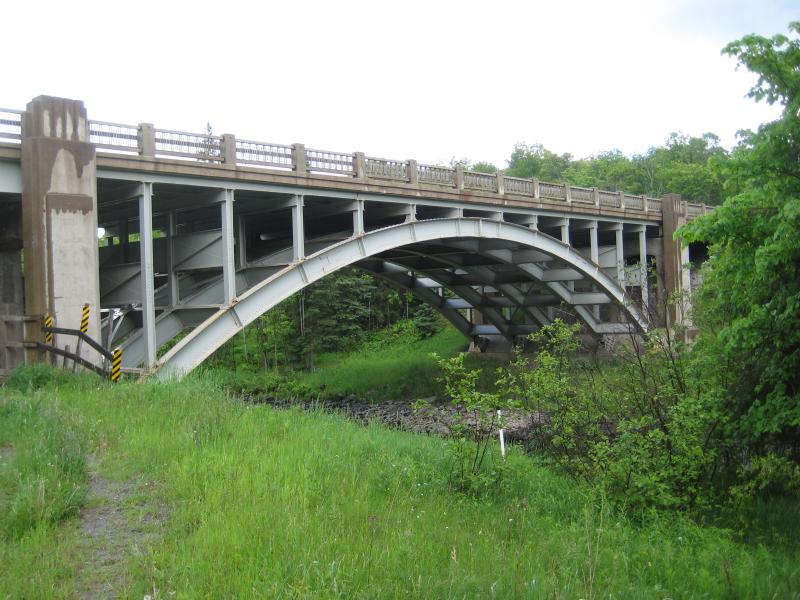 Highway bridge over Sturgeon River