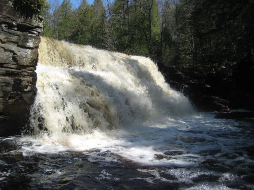 Water level with Canyon River Falls