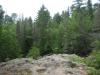 Rocky riverside outcroppings