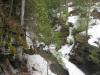Tough going between steep banks