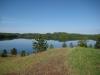 Blue water of Deer Lake