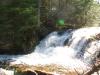 Closeup of the top cascade