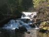 Sudden cascade on the Salmon Trout
