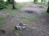 Small camping area near the river