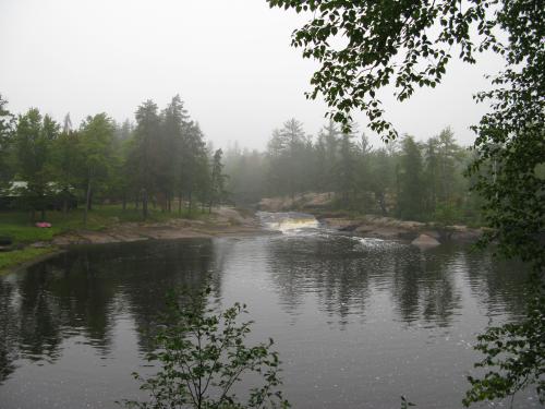 Smooth rock around Farmstead Falls