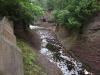 Foam reaching downstream