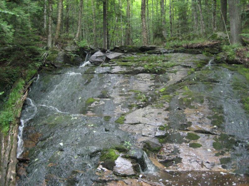 Sudden rock wall