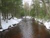 Calm river upstream