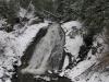 Slight snowy dusting around Jacobs Falls