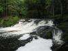 Dark waters over the falls