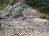 Old carved channel from a waterfall past