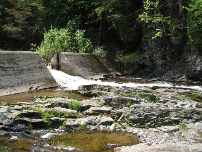 Old cement dam