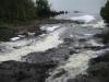 Looking down the falls into Lake Superior