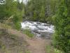 The upper cascades of the falls