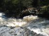 Dangerous lower chute on the river