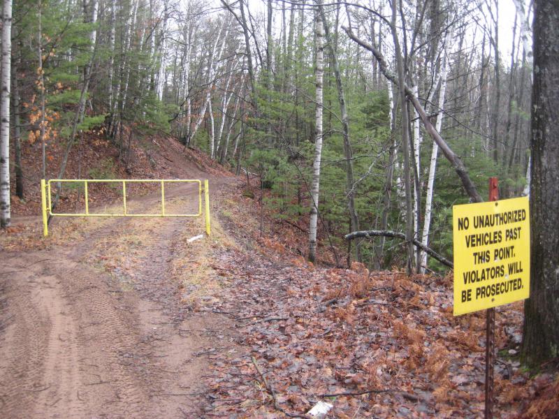 Gated access track