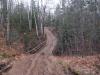 Steep drive over Morgan Creek