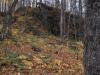 Sudden, sharp outcropping