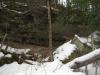 Overhanging creek banks