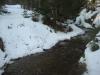 Small creek flowing in from the south