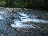 Tiny moon of foam on the river