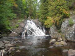 Color around the falls