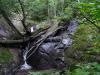 Small waterfall along the grade