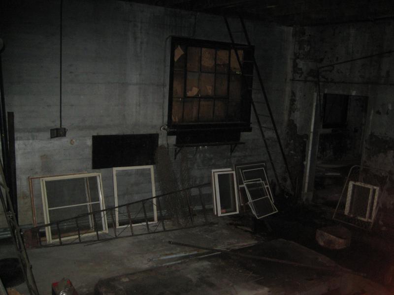 Random storage inside the old power station