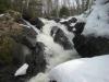 Rugged top half of the waterfall