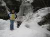 Faith posing at the upper falls