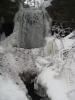 Impressive and icy Quincy Falls