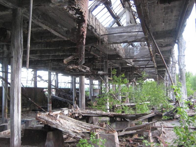 Inside the old Quincy Mill