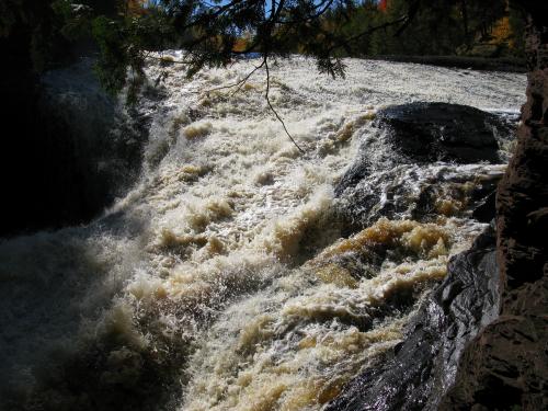 Foamy Rainbow Falls