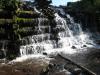 Close shot of the leaky dam