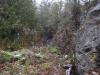Inside the grassy rock canyon