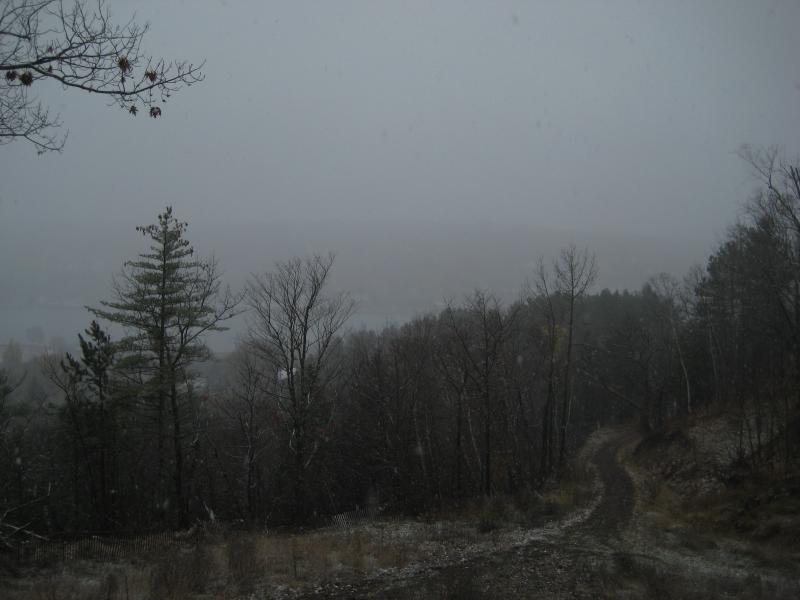 Obscured view over the Portage