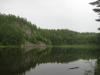 Lake above the falls