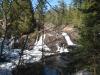 Obscured view of the falls below