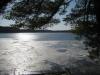 Ice and blue waters on Silver Lake